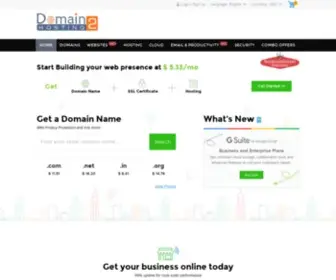 Domain2Hosting.co.in(Domain2Hosting) Screenshot