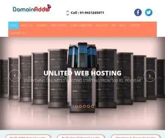 Domainadda.com(Web hosting) Screenshot