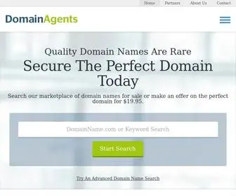 Domainagents.com(Domainagents) Screenshot