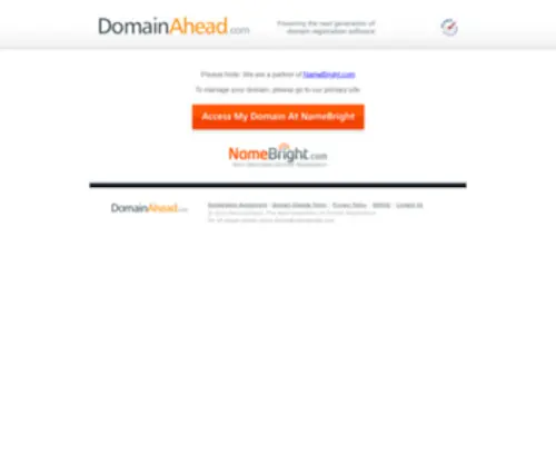 Domainahead.com(Next Generation Domain Registration) Screenshot