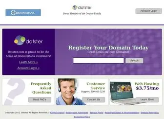 Domainbank.net(Domain Name Registration) Screenshot