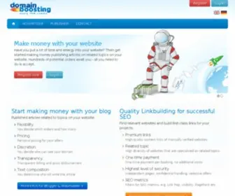 Domainboosting.com(Link building) Screenshot