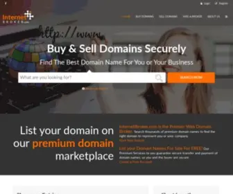 Domainbrokeronline.com(Buy Domains) Screenshot