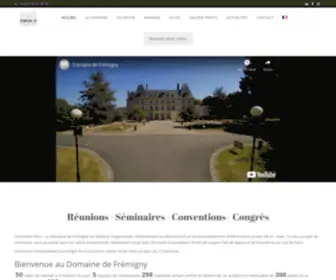 Domaine-DE-Fremigny.com(Séminaire Paris) Screenshot