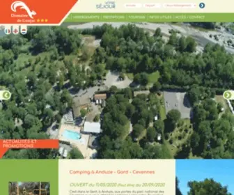 Domaine-DE-Gaujac.com(Camping Anduze Domaine de Gaujac) Screenshot