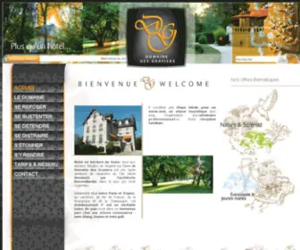 Domaine-Des-Graviers.com(Domaine Des Graviers) Screenshot