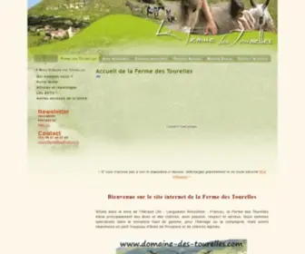 Domaine-Des-Tourelles.com(Ferme des tourelles) Screenshot