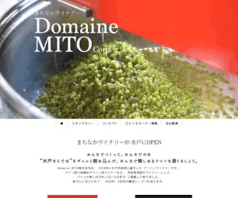 Domaine-Mito.jp(Domaine MITOは水戸市街地で、はじめて) Screenshot