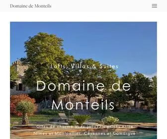 Domaine-Monteils.com(Domaine de Monteils) Screenshot