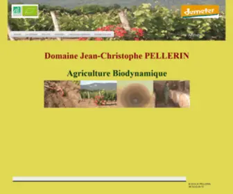 Domaine-Pellerin.com(Vin biodynamique) Screenshot