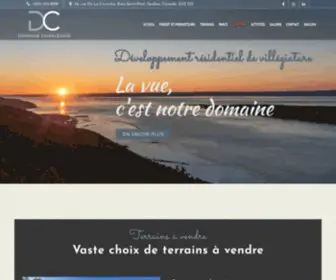 Domainecharlevoix.com(Accueil) Screenshot