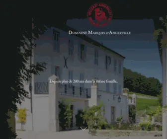 Domainedangerville.fr(Domaine Marquis d'Angerville) Screenshot