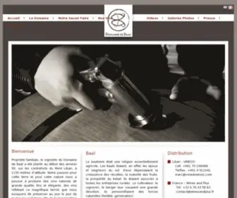 Domainedebaal.com(Domaine de Baal) Screenshot