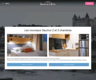 Domainedelabreche.com(Camping Saumur 5 étoiles en Val de Loire) Screenshot