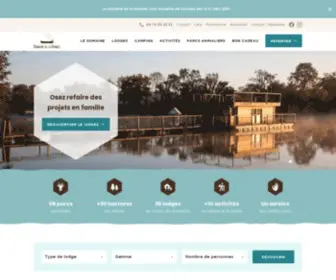 Domainedeladombes.com(Logements insolites) Screenshot
