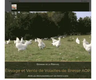 Domainedelaperouse.com(Domaine de la Pérouse) Screenshot