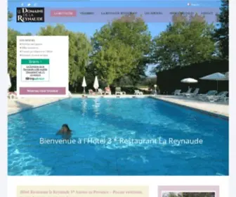 Domainedelareynaude.com(Hôtel 3) Screenshot