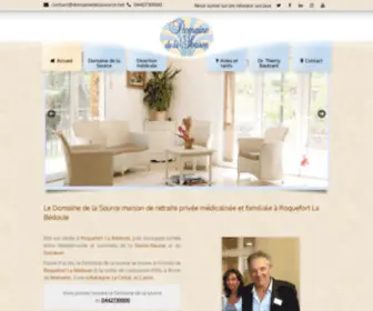 Domainedelasource.net(Maison) Screenshot