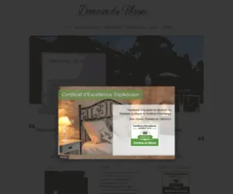 Domainedumayne.com(Domaine du Mayne) Screenshot