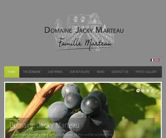 Domainejackymarteau.fr(Domaine Jacky Marteau) Screenshot