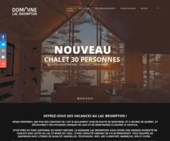 Domainelacbrompton.com(Domaine Lac Brompton) Screenshot