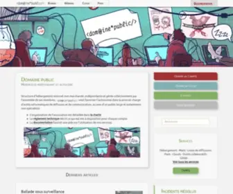 Domainepublic.net Screenshot