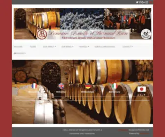 Domainerion.fr(Domaine Armelle et Bernard RION) Screenshot