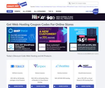 Domainhostcoupon.com(Web Hosting Reviews & Guides) Screenshot