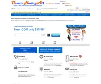 Domainhostingall.com(Domain Registration) Screenshot