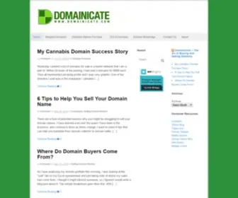 Domainicate.com(Domain Investing Insights) Screenshot