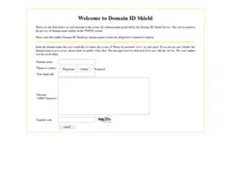 Domainidshield.com(OnlineNIC Inc) Screenshot