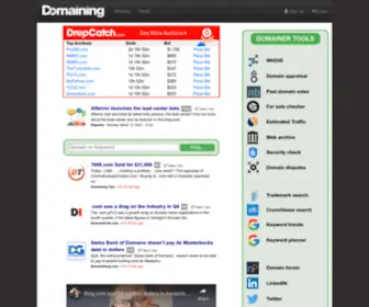 Domaining.com(Domaining) Screenshot