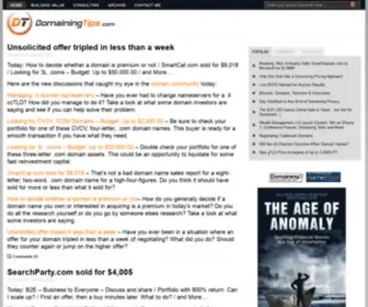 Domainingtips.com(Domaining Tips ) Screenshot