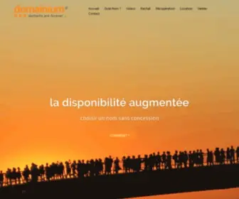 Domainium.fr(Récupération rachat et courtage) Screenshot