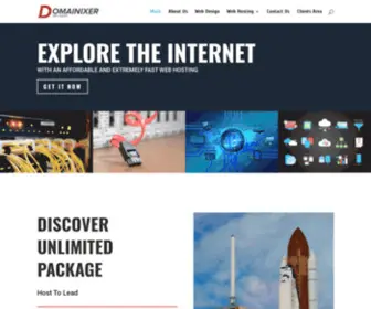 Domainixer.com(Web Hosting Company) Screenshot