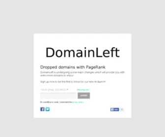 Domainleft.com(PR Domains) Screenshot