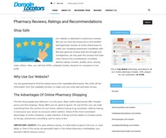 Domainlocators.net(Online Pharmacy Reviews) Screenshot