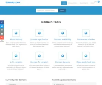 Domainlooks.com(Free domain check) Screenshot