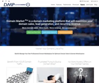 Domainmarketpro.com(Domain Marketplace and Management Software) Screenshot