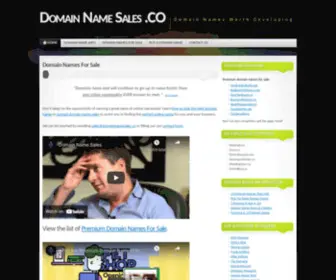 Domainnamesales.co(Domain Name Sales .CO) Screenshot