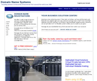 Domainnamesystems.com(Domain Name Systems) Screenshot