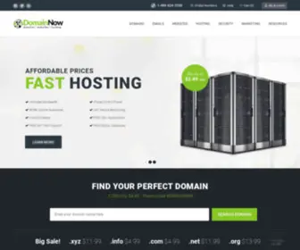 Domainnow.com(Domains, Websites, Hosting) Screenshot