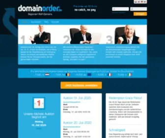 Domainorder.de(Registriert RGP) Screenshot