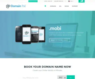 Domainpal.com(Cheap Domain Registration & Web Hosting) Screenshot