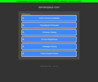Domainpays.com(FREE Domain Name Parking) Screenshot
