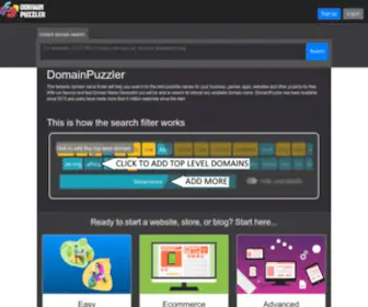 Domainpuzzler.com(Instant domain search) Screenshot