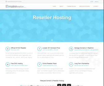 Domainreseller.com.my(Domain Reseller Malaysia) Screenshot