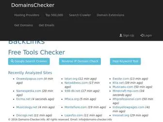 Domains-Checker.info(Check IP) Screenshot