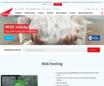 Domains.cz(Domains and professional web hosting) Screenshot