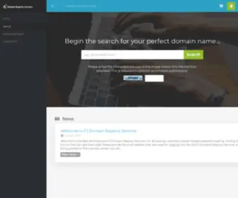 Domains.fj(Fj domain name registry) Screenshot